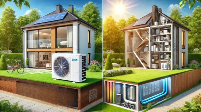 Air Source Heat Pump vs Ground Source Heat Pump